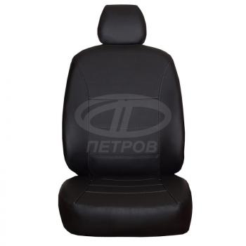 5 699 р. Чехлы на сиденья (экокожа) ПЕТРОВ Орегон  Suzuki Grand Vitara ( JT 5 дверей,  JT) (2005-2016) дорестайлинг, 1-ый рестайлинг, 2-ой рестайлинг, 3 двери 2-ой рестайлинг (черный)  с доставкой в г. Горно‑Алтайск. Увеличить фотографию 2