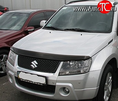 3 199 р. Дефлектор капота NovLine  Suzuki Grand Vitara ( JT 5 дверей,  JT 3 двери) (2005-2012) дорестайлинг, дорестайлинг, 1-ый рестайлинг, 1-ый рестайлинг  с доставкой в г. Горно‑Алтайск