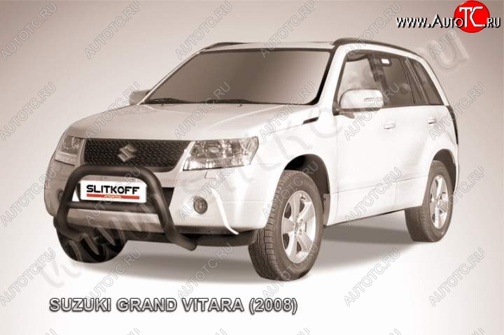 25 999 р. Кенгурятник d76 низкий Suzuki Grand Vitara JT 5 дверей дорестайлинг (2005-2008) (Цвет: серебристый)  с доставкой в г. Горно‑Алтайск