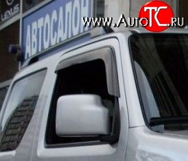 999 р. Комплект дефлекторов окон (ветровиков) 2 шт. 3d Russtal Suzuki Jimny JB23/JB43 дорестайлинг (1998-2001)  с доставкой в г. Горно‑Алтайск