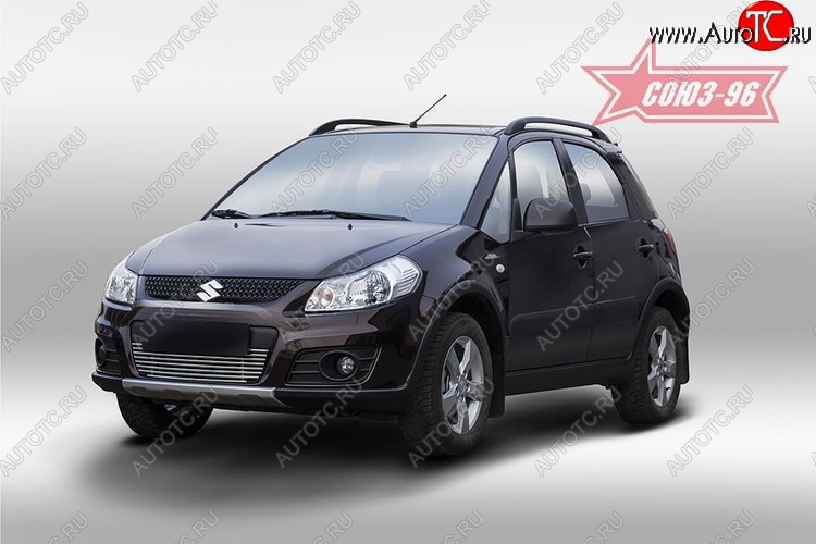 4 589 р. Декоративный элемент воздухозаборника Souz-96 (d10) Suzuki SX4 JYB, JYA хэтчбэк дорестайлинг (2013-2016)  с доставкой в г. Горно‑Алтайск