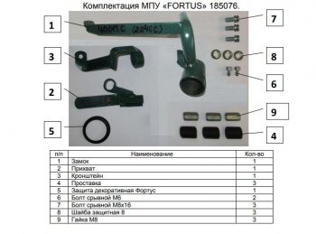 11 749 р. Замок КПП FORTUS АТ Suzuki SX4 JYB, JYA хэтчбэк дорестайлинг (2013-2016)  с доставкой в г. Горно‑Алтайск. Увеличить фотографию 3