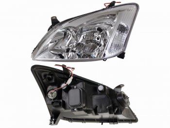 Левая фара SAT Toyota Allex  E12# (2002-2004) рестайлинг