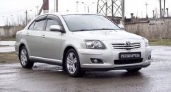 549 р. Реснички на фары RA Toyota Avensis T250 универсал дорестайлинг (2003-2006) (Неокрашенные)  с доставкой в г. Горно‑Алтайск. Увеличить фотографию 5