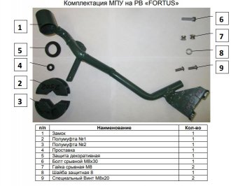 12 699 р. Замок рулевого вала FORTUS (бесштыревой) Toyota C-HR NGX10, ZGX10 рестайлинг (2019-2024)  с доставкой в г. Горно‑Алтайск. Увеличить фотографию 3