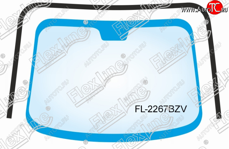 2 499 р. Молдинг лобового стекла FlexLine Toyota Camry XV30 дорестайлинг (2001-2004)  с доставкой в г. Горно‑Алтайск