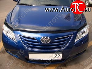 3 399 р. Дефлектор капота SIM Toyota Camry XV40 рестайлинг (2009-2011)  с доставкой в г. Горно‑Алтайск