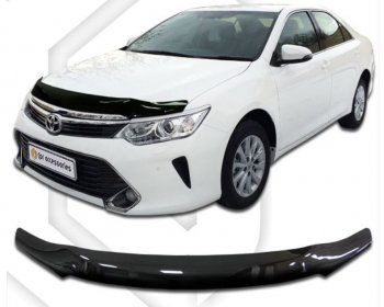 Дефлектор капота CA-Plastiс Toyota (Тойота) Camry (Камри)  XV55 (2014-2018) XV55 1-ый рестайлинг, 2-ой рестайлинг