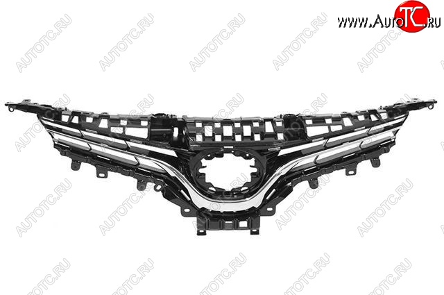 4 499 р. Решётка радиатора SAT  Toyota Camry  XV70 (2017-2021) дорестайлинг (Неокрашенная)  с доставкой в г. Горно‑Алтайск