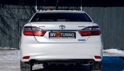 4 649 р. Козырёк на заднее стекло Tuning-Sport Toyota Camry XV50 дорестайлинг (2011-2014) (Неокрашенный)  с доставкой в г. Горно‑Алтайск. Увеличить фотографию 4