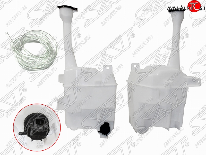 4 999 р. Бачок омывателя (2 моторчика) SAT  Toyota Camry  XV40 (2006-2011) дорестайлинг, рестайлинг  с доставкой в г. Горно‑Алтайск