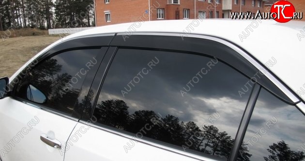 5 349 р. Комплект дефлекторов окон СТ Toyota Camry XV50 дорестайлинг (2011-2014)  с доставкой в г. Горно‑Алтайск