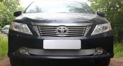 Защитная решётка в воздуховод автомобиля Russtal (хром) Toyota (Тойота) Camry (Камри)  XV50 (2011-2014) XV50 дорестайлинг