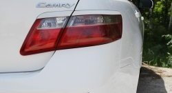 959 р. Реснички на фонари (рестайлинг) RA  Toyota Camry  XV40 (2009-2011) рестайлинг (Неокрашенные)  с доставкой в г. Горно‑Алтайск. Увеличить фотографию 3