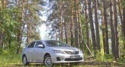 1 099 р. Реснички на фары RA Toyota Corolla E150 седан рестайлинг (2009-2013) (Неокрашенные)  с доставкой в г. Горно‑Алтайск. Увеличить фотографию 2