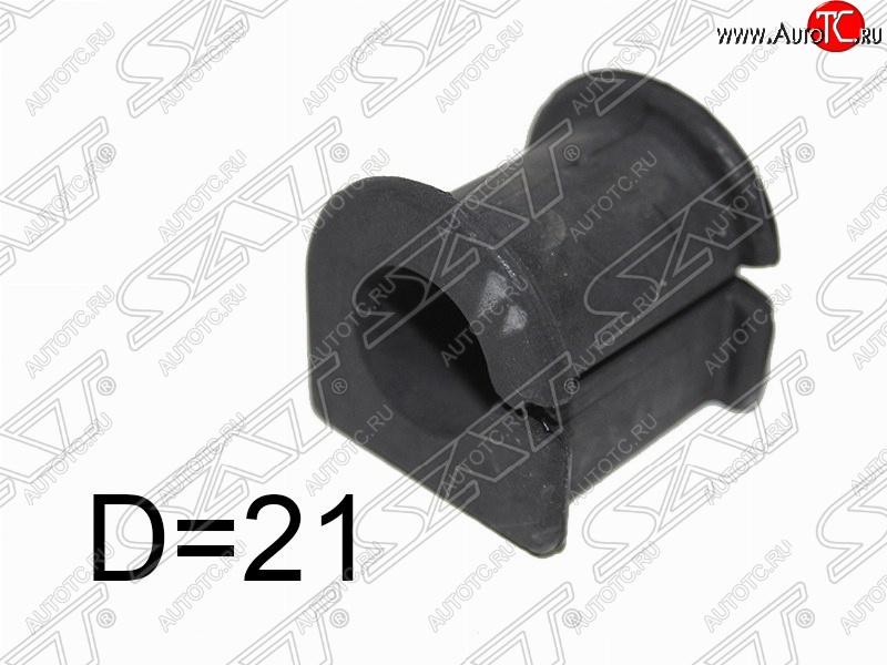 141 р. Резиновая втулка переднего стабилизатора (D=21) SAT Toyota Echo XP10 седан дорестайлинг (1999-2002)  с доставкой в г. Горно‑Алтайск