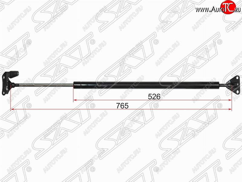 1 249 р. Правый газовый упор крышки багажника SAT (высокая крыша) Toyota Hiace H200 минивэн (Япония) дорестайлинг  (2004-2007)  с доставкой в г. Горно‑Алтайск