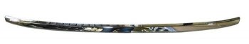 Молдинг на передний бампер (хром) SAT Toyota Highlander  XU40 (2010-2013) рестайлинг