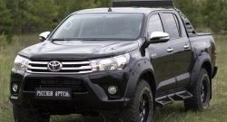 24 999 р. Расширитель арки RA (вылет 50 мм, комплект) Toyota Hilux AN120 дорестайлинг (2016-2020) (Поверхность шагрень)  с доставкой в г. Горно‑Алтайск. Увеличить фотографию 4