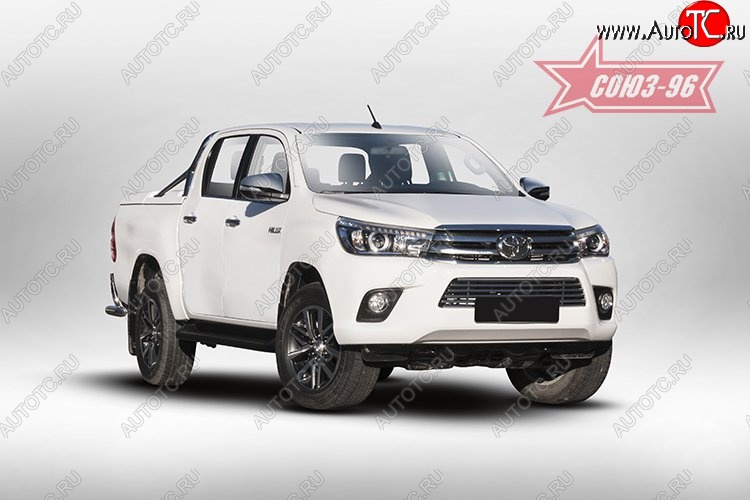 7 289 р. Декоративный элемент воздухозаборника Souz-96 (d16) Toyota Hilux AN120 дорестайлинг (2016-2020)  с доставкой в г. Горно‑Алтайск