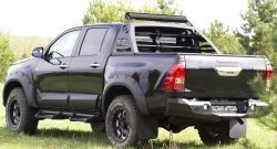 3 499 р. Брызговики под расширители колесных арок с выносом 50 мм RA Toyota Hilux AN120 дорестайлинг (2016-2020)  с доставкой в г. Горно‑Алтайск. Увеличить фотографию 3