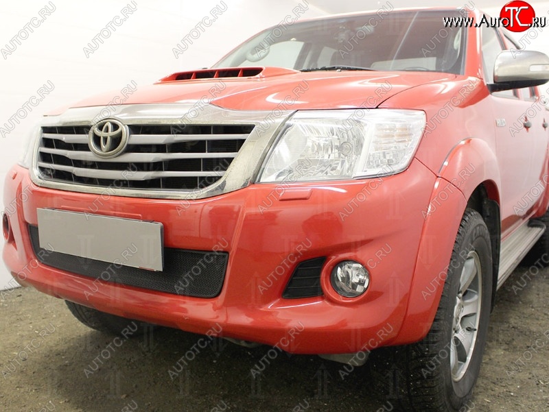 1 499 р. Защитная решётка в воздуховод автомобиля Russtal  Toyota Hilux  AN20,AN30 (2011-2016)  2-ой рестайлинг  с доставкой в г. Горно‑Алтайск