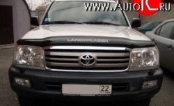 Дефлектор капота NovLine Toyota (Тойота) Land Cruiser (Лэнд) ( J105,  100) (1998-2007) J105, 100 дорестайлинг, 1-ый рестайлинг, 2-ой рестайлинг