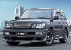 18 749 р. Накладка на передний бампер JAOS Toyota Land Cruiser 100 дорестайлинг (1998-2002) (Неокрашенная)  с доставкой в г. Горно‑Алтайск. Увеличить фотографию 3