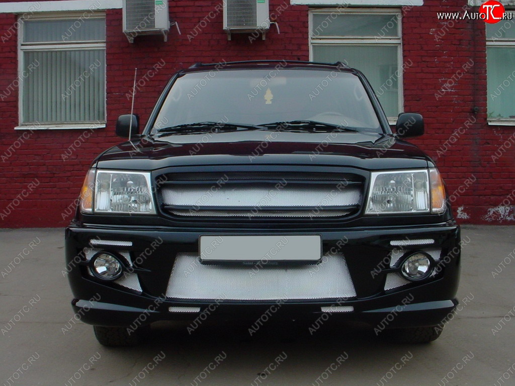 13 449 р. Передний бампер HUNTER Toyota Land Cruiser 100 дорестайлинг (1998-2002) (Неокрашенный)  с доставкой в г. Горно‑Алтайск