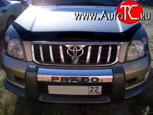 3 599 р. Дефлектор капота NovLine  Toyota Land Cruiser Prado  J120 (2002-2009)  с доставкой в г. Горно‑Алтайск