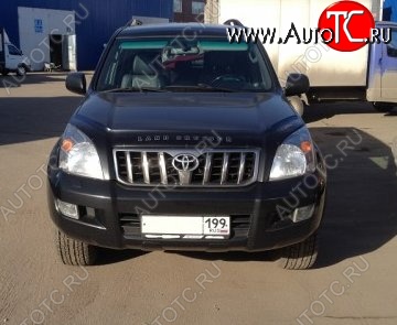 999 р. Дефлектор капота Russtal Toyota Land Cruiser Prado J120 (2002-2009)  с доставкой в г. Горно‑Алтайск