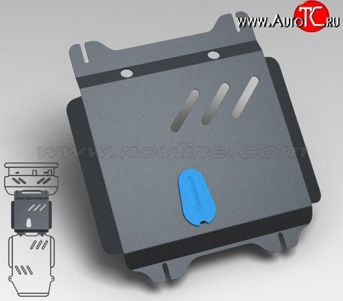 2 779 р. Защита коробки передач Novline (3.5/4.0, АКПП, 3 мм) Toyota Land Cruiser Prado J120 (2002-2009)  с доставкой в г. Горно‑Алтайск
