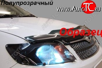 2 079 р. Защита фар (J120-J125) CA-Plastic  Toyota Land Cruiser Prado  J120 (2002-2009) (Classic полупрозрачный)  с доставкой в г. Горно‑Алтайск