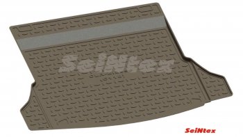 Коврик в багажник SeiNtex (полимерный) Toyota Land Cruiser Prado J120 (2002-2009)  (Цвет: черный)