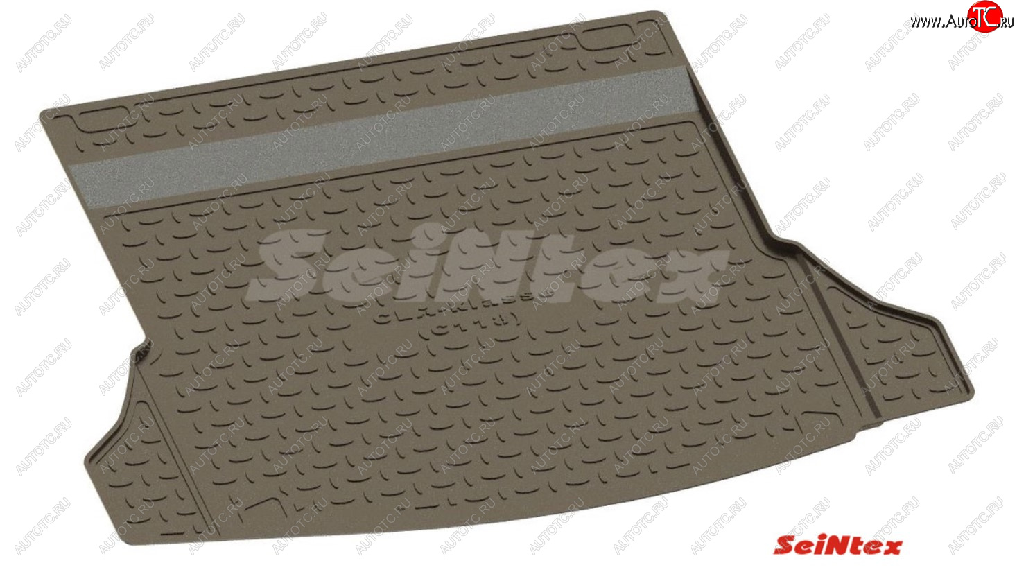 1 429 р. Коврик в багажник SeiNtex (полимерный) Toyota Land Cruiser Prado J120 (2002-2009) (Цвет: черный)  с доставкой в г. Горно‑Алтайск