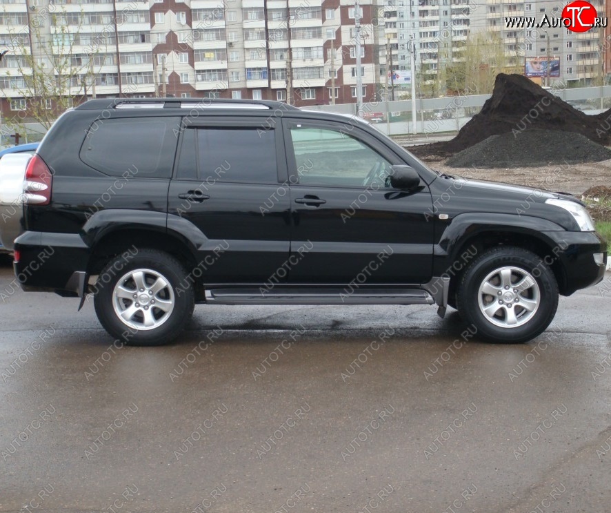 6 999 р. Рейлинги на автомобиль Oem Style Toyota Land Cruiser Prado J120 (2002-2009)  с доставкой в г. Горно‑Алтайск