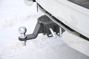 15 249 р. Фаркоп Petroil Tuning (съемный квадрат) Toyota Land Cruiser Prado J150 1-ый рестайлинг (2013-2017)  с доставкой в г. Горно‑Алтайск. Увеличить фотографию 3