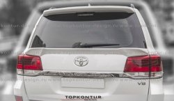 8 149 р. Спойлер TopKontur Design (нижний) Toyota Land Cruiser 200 1-ый рестайлинг (2012-2015) (Неокрашенный)  с доставкой в г. Горно‑Алтайск. Увеличить фотографию 1