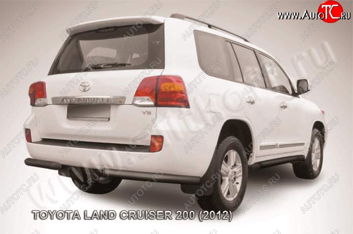 9 999 р. Уголки d76  Toyota Land Cruiser  200 (2012-2015) 1-ый рестайлинг (Цвет: серебристый)  с доставкой в г. Горно‑Алтайск