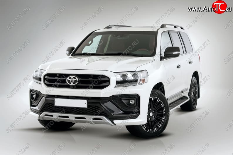 54 999 р. Бампер передний THOR  Toyota Land Cruiser  200 (2015-2021) 2-ой рестайлинг (Неокрашенный)  с доставкой в г. Горно‑Алтайск