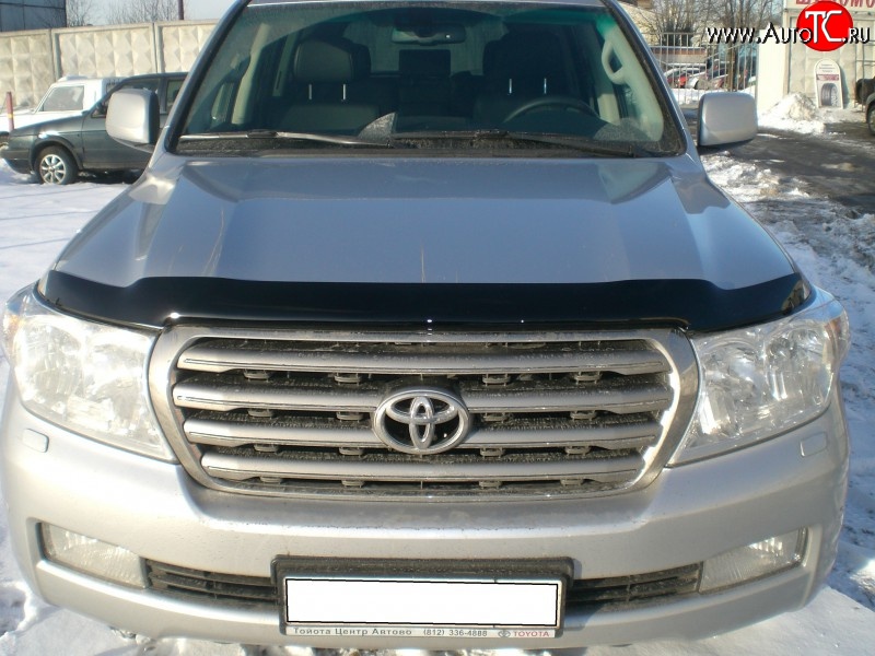 3 169 р. Дефлектор капота NovLine Toyota Land Cruiser 200 дорестайлинг (2007-2012)  с доставкой в г. Горно‑Алтайск