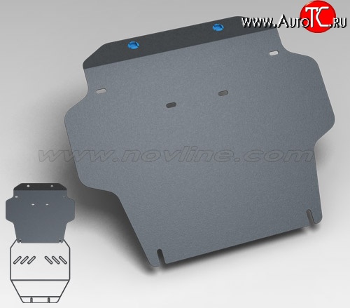 4 999 р. Защита картера двигателя Novline (2008-2009) (4.7/4.5, АКПП, 3 мм) Toyota Land Cruiser 200 дорестайлинг (2007-2012)  с доставкой в г. Горно‑Алтайск