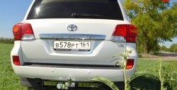 65 999 р. Фаркоп Лидер Плюс (c нерж. пластиной)  Toyota Land Cruiser  200 (2007-2012) дорестайлинг (Без электропакета)  с доставкой в г. Горно‑Алтайск. Увеличить фотографию 2