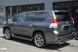 14 099 р. Пластиковые пороги Mz SPEED Toyota Land Cruiser Prado J150 дорестайлинг (2009-2013)  с доставкой в г. Горно‑Алтайск. Увеличить фотографию 3