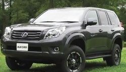 3 489 р. Решётка радиатора Elford Toyota Land Cruiser Prado J150 дорестайлинг (2009-2013) (Неокрашенная)  с доставкой в г. Горно‑Алтайск. Увеличить фотографию 6