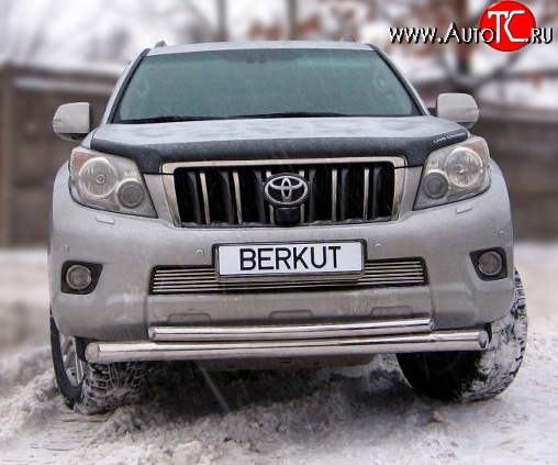 6 599 р. Декоративная вставка воздухозаборника Berkut Toyota Land Cruiser Prado J150 дорестайлинг (2009-2013)  с доставкой в г. Горно‑Алтайск