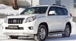 789 р. Зимняя заглушка решетки переднего бампера РА Toyota Land Cruiser Prado J150 дорестайлинг (2009-2013)  с доставкой в г. Горно‑Алтайск. Увеличить фотографию 3