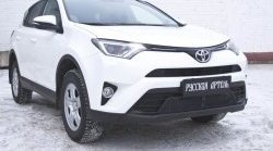 549 р. Реснички на фары RA  Toyota RAV4  XA40 (2015-2019) 5 дв. рестайлинг (Неокрашенные)  с доставкой в г. Горно‑Алтайск. Увеличить фотографию 2