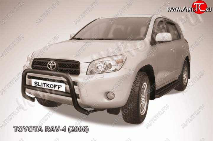 16 999 р. Кенгурятник d57 низкий Toyota RAV4 XA305 5 дв. дорестайлинг (2005-2009) (Цвет: серебристый)  с доставкой в г. Горно‑Алтайск