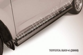 Защита порогов Slitkoff Toyota (Тойота) RAV4 (рав)  XA305 (2005-2009) XA305 5 дв. дорестайлинг